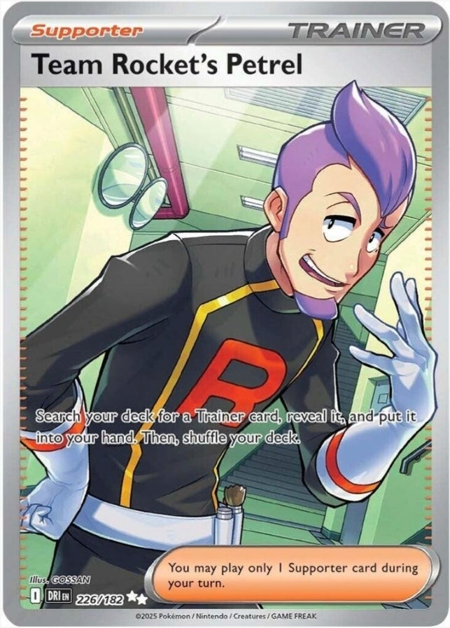 Team Rocket's Petrel 226/182 - Ultra Rare : Destined Rivals