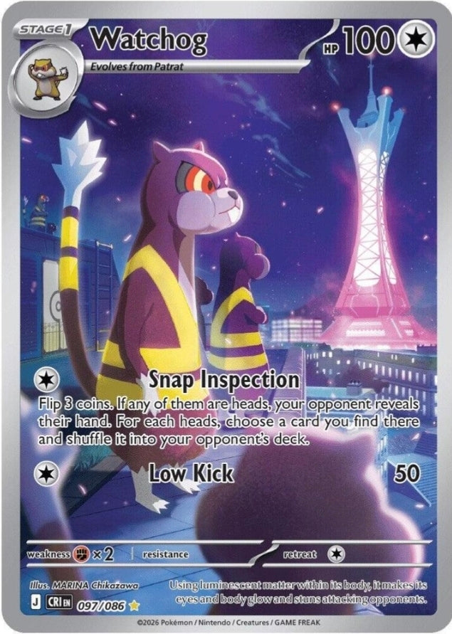 Watchog 097/086 - Mega Evolution: Chaos Rising