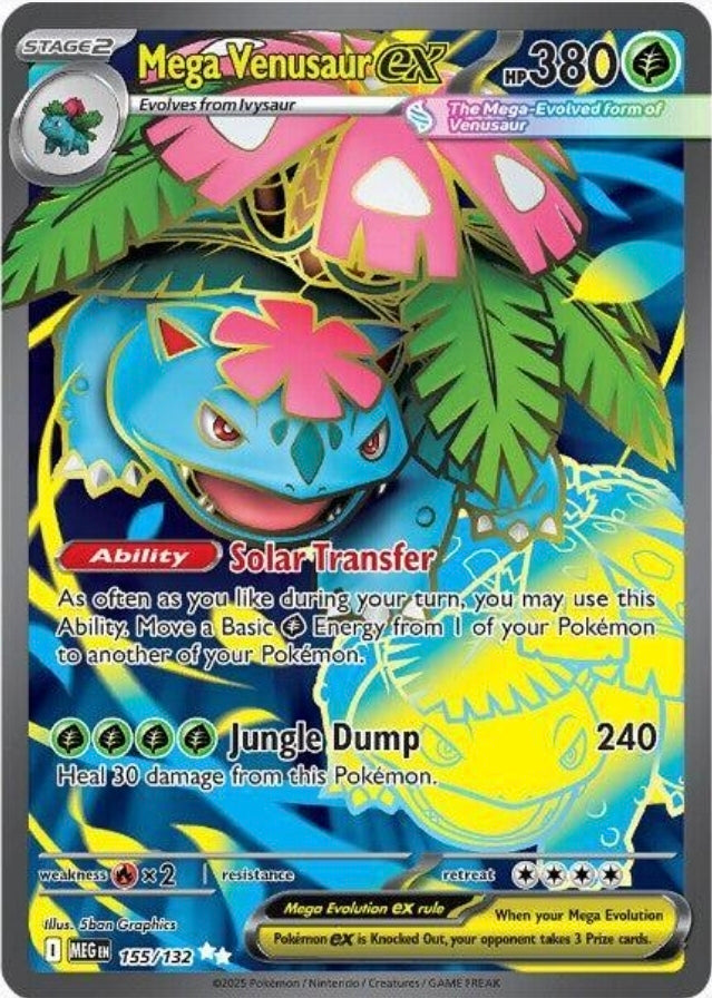 Mega Venusaur ex 155/132 : Mega Evolution