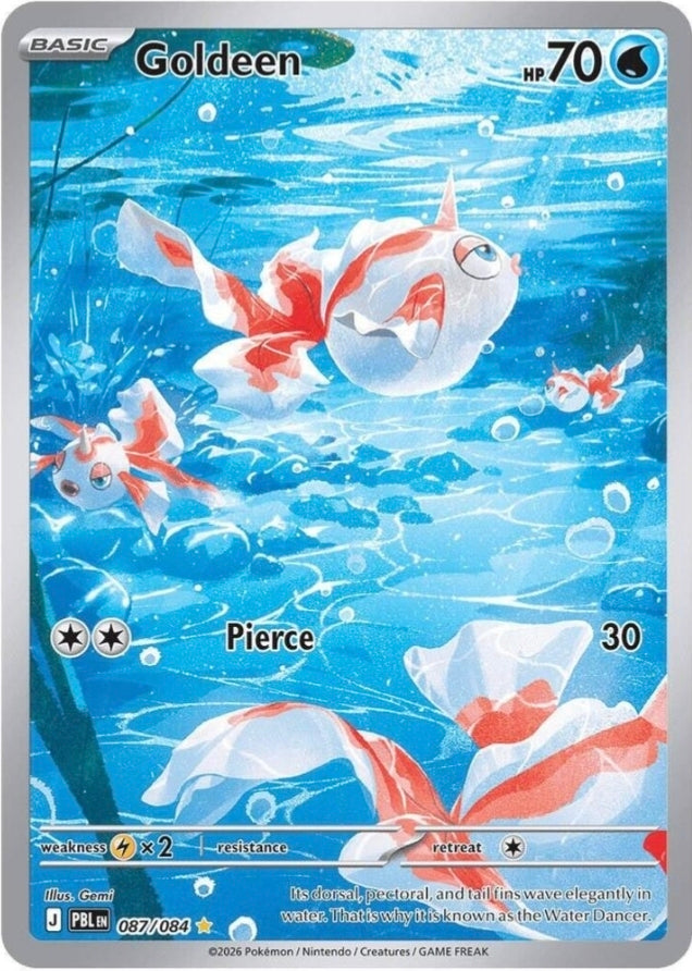 Goldeen 87/84 Pitch Black -Illustration Rare