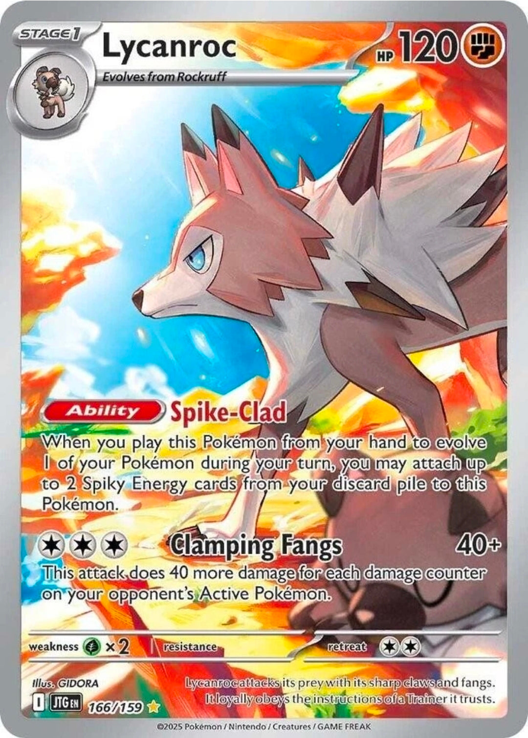 Lycanroc #166- Pokémon Journey Together