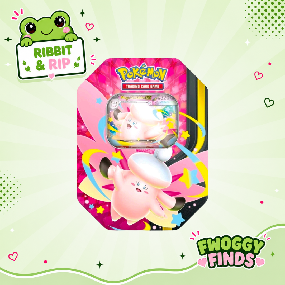Pokemon Mega Moonlight Tin - Mega Clefable EX