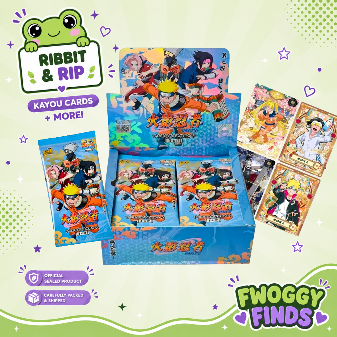 KAYOU Naruto Official Trading Card Booster Pack NR-CC-B007