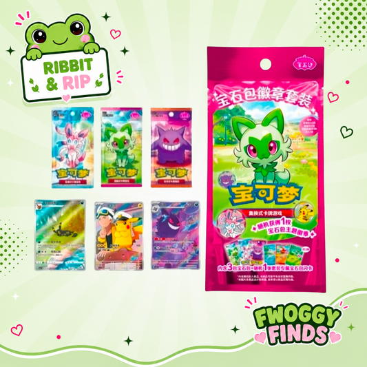 Simplified Chinese Pokémon – Gem Badge Mystery Bag