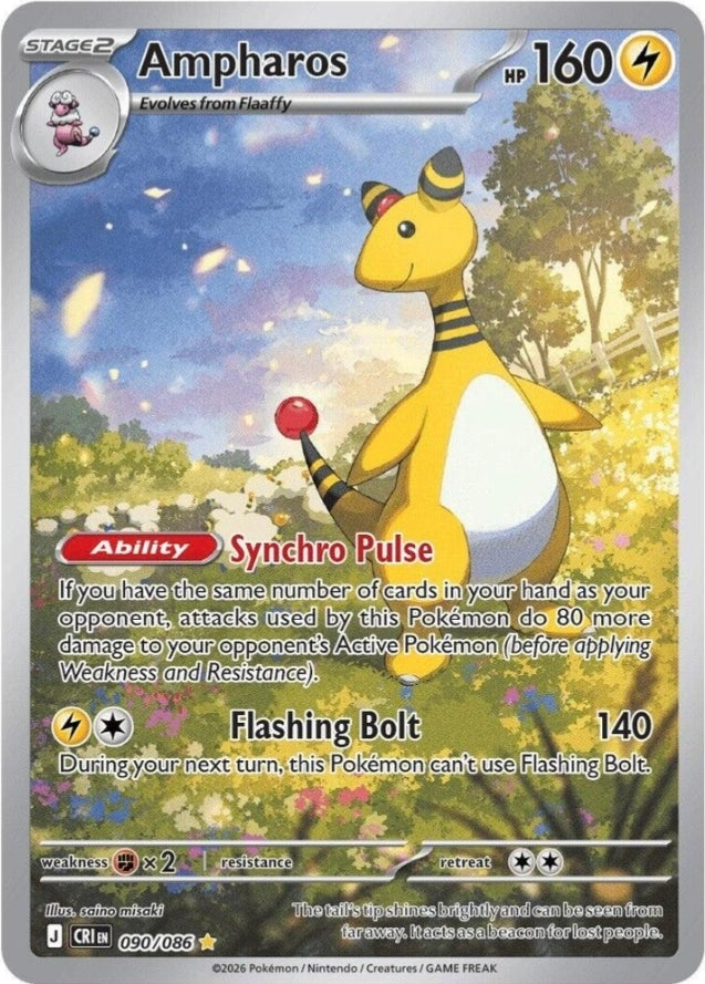 Ampharos 090/086 IllustrationRare : Chaos Rising