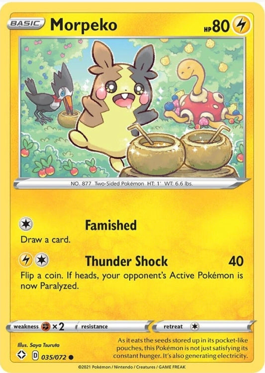 Morpeko #35 - Pokémon Shining Fates common