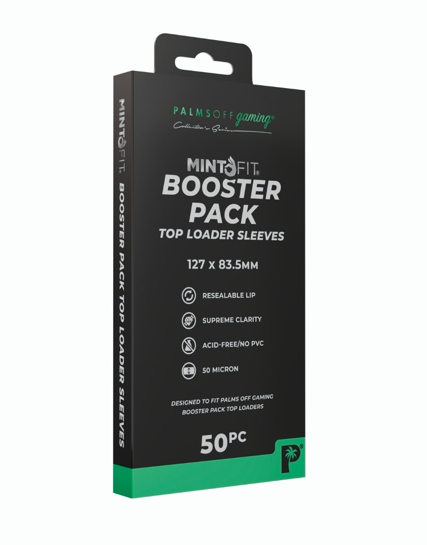 MintFit Booster Pack Top Loader Sleeves - 50pc *pre order*