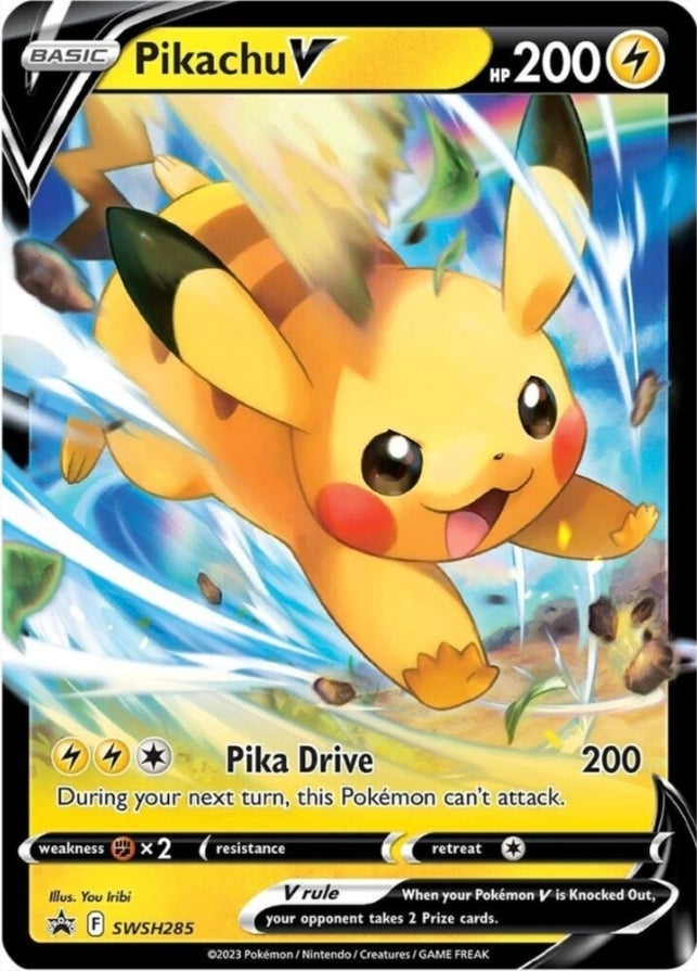 2023 Pikachu V SWSH285 Black Star Promo - NM