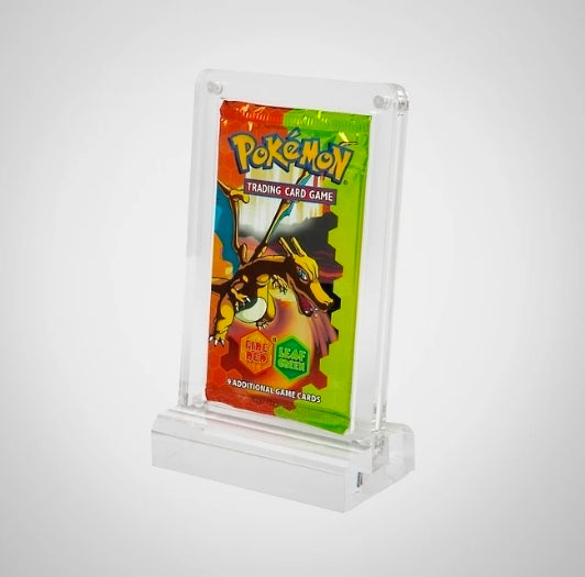 Single Pokémon Booster Pack Display Case incl. Stand