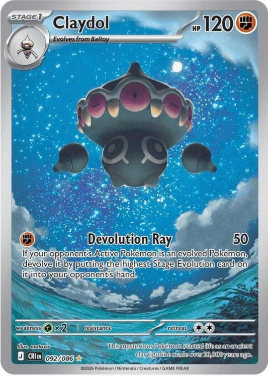 Claydol 092/086 Illustration Rare : Chaos Rising