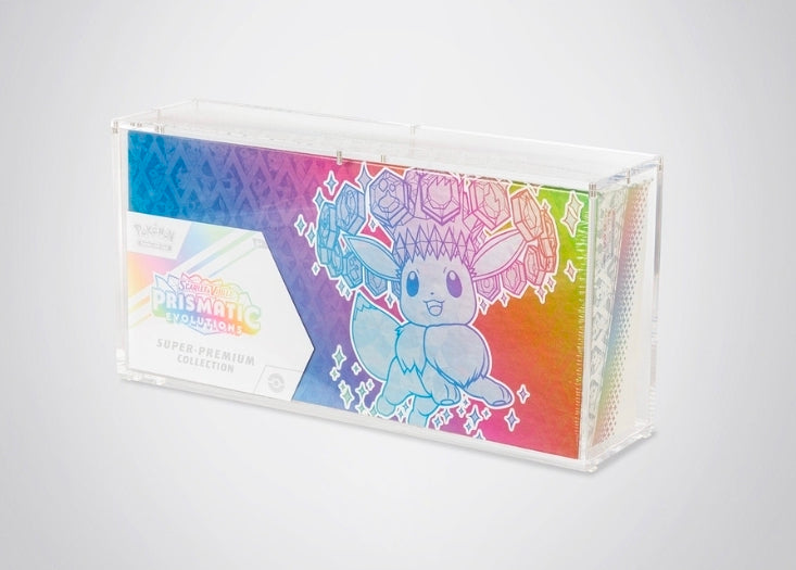 Prismatic Evolutions Super-Premium Collection Acrylic Case *pre-order*