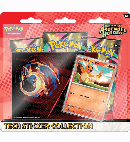 Pokémon Ascended Heroes Tech Sticker Collection ✨️LIVE RIP ONLY✨️