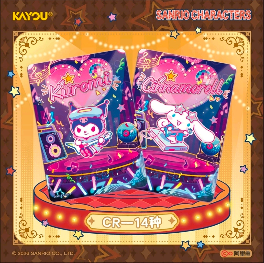 🎀 KAYOU Sanrio Characters Trading Cards – Single Booster Pack