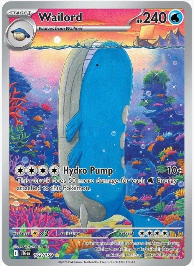 Wailord 162/159 Journey Together - Illustration Rare
