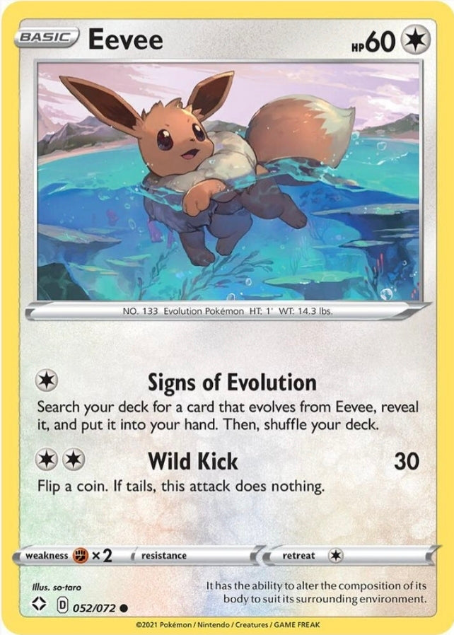 Eevee #52 - Pokémon Shining Fates common