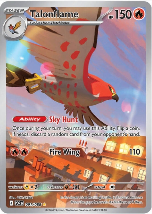 Talonflame  #091 - Mega Evolution: Perfect Order