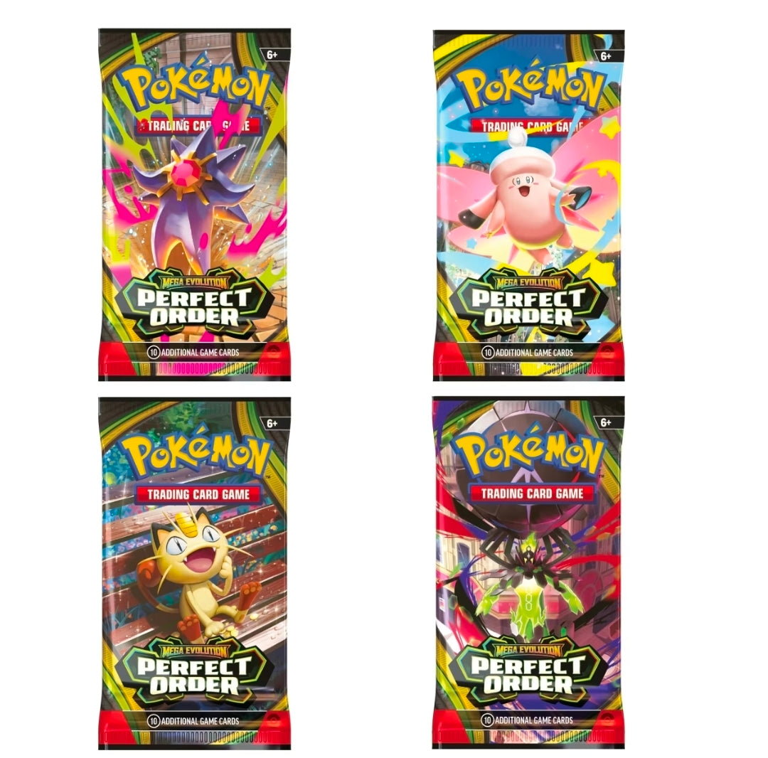 Pokémon TCG: Mega Evolution – Perfect Order Booster Pack
✨ LIVE RIP ONLY ✨
